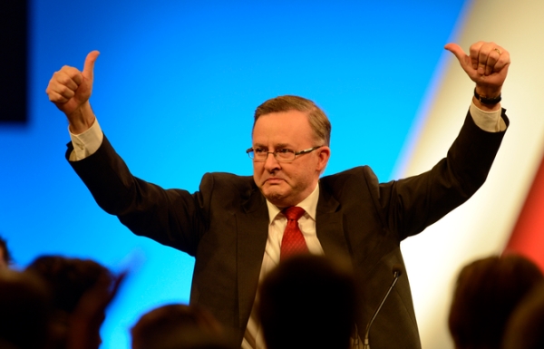 Would business leaders pay to see Anthony Albanese (pictured) debate Bill Shorten for the Labor leadership? AAP/Dan Peled