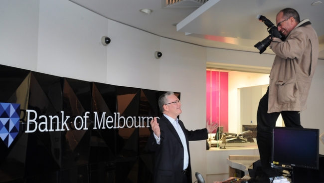 Bank of Melbourne relaunched its new look branch network in 2011 as part of a broader push to build customer relationships. Joe Castro/AAP