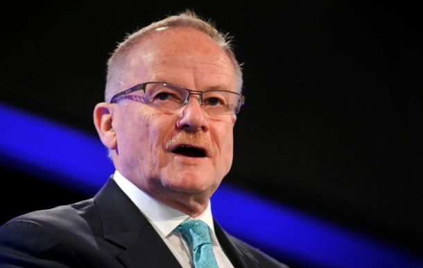The President of the Business Council of Australia, Tony Shepherd, recently has had discussions with Kevin Rudd about productivity. AAP/Alan Porritt