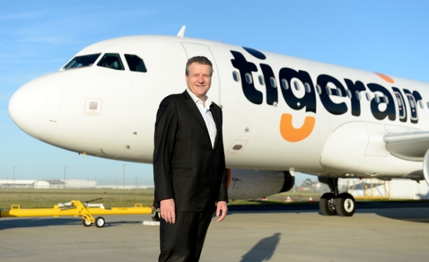 CEO Rob Sharp will preside over a leaner Tigerair, now under the wing of Virgin Australia. AAP