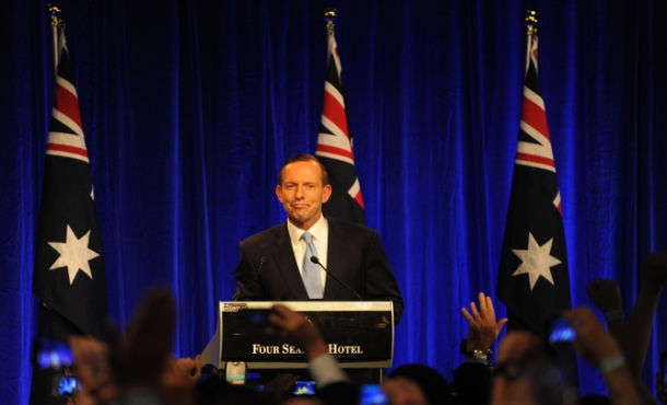 After nearly being consigned to the dustbin of political history, Tony Abbott is now Prime Minister of Australia. AAP/Dean Lewins