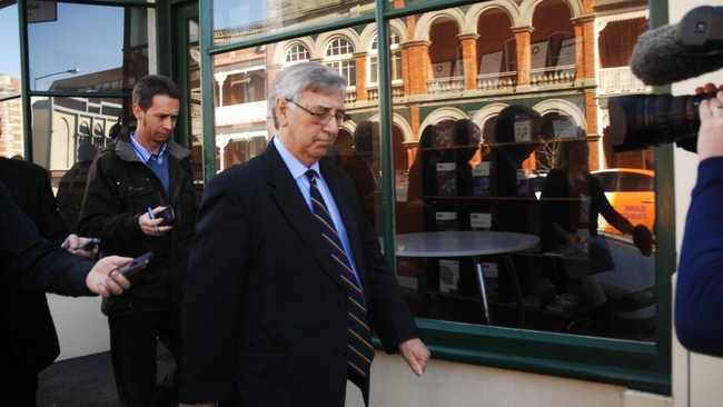 Former Gunns chairman John Gay is the most senior executive to have been convicted of insider trading in Australia. He received a fine of $50,000. David Beniuk/AAP