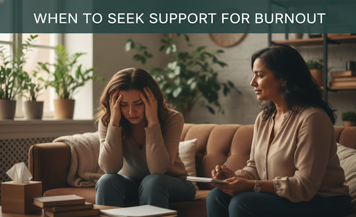 When to Seek Support for Stress, Anxiety, and Emotional Burnout When to Seek Support for Stress, Anxiety, and Emotional Burnout