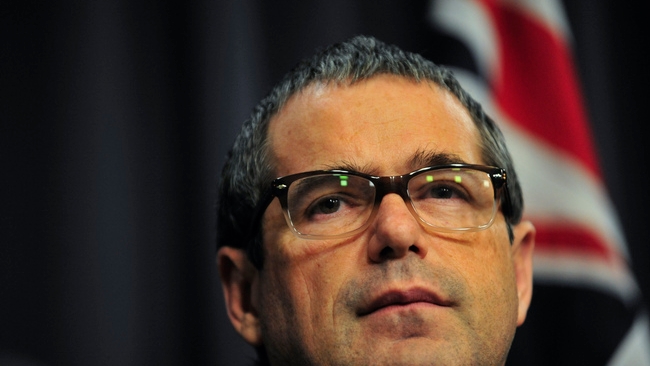 Former communications minister Stephen Conroy relished the opportunity to attack new NBN Co boss Ziggy Switkowski on rising costs and the state of Telstra’s copper network in the Senate hearing last week. AAP/Lukas Coch
