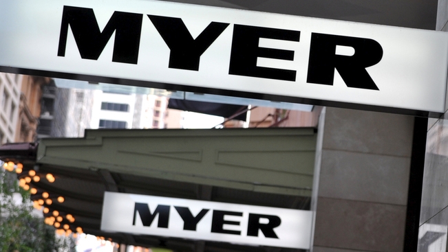 Myer CEO Bernie Brookes told shareholders bricks-and-mortar stores would only benefit from a better web presence, and said the company’s online offering was approaching profitability. AAP/Joel Carrett